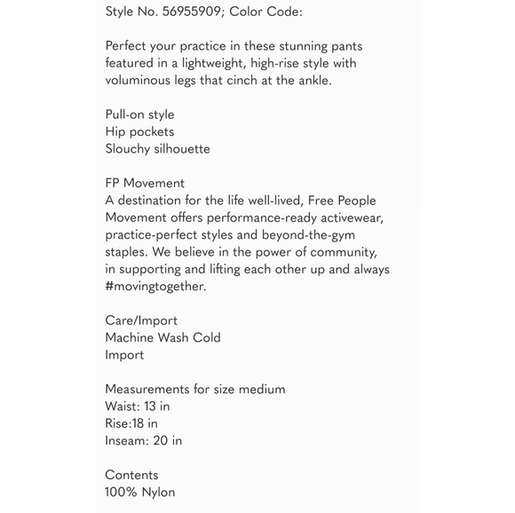 Free people Lime Sashay my way pants - Picture 5 of 5